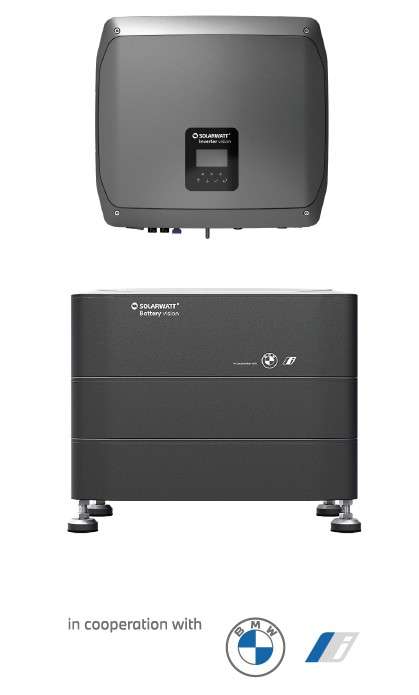 Vision one Speicher und Wechselrichter